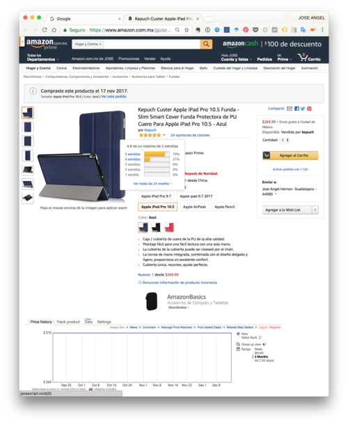 KEPUCH CUSTER APPLE IPAD PRO 10 5 SMART COVER AMAZON 1