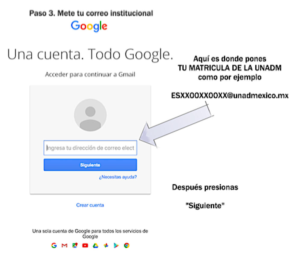 Paso 3 de alta de Correo institucional
